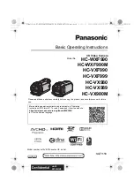 Preview for 1 page of Panasonic HC-VXF990 Basic Operating Instructions Manual