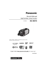 Panasonic HC-W570 Owner'S Manual preview