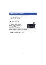 Preview for 21 page of Panasonic HC-W580M Operating Instructions Manual