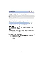 Preview for 36 page of Panasonic HC-W580M Operating Instructions Manual