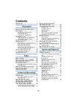 Preview for 4 page of Panasonic HC-W585 Operating Instructions Manual