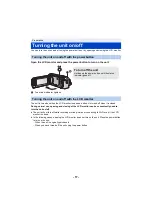 Preview for 17 page of Panasonic HC-W585 Operating Instructions Manual