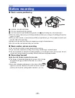 Предварительный просмотр 23 страницы Panasonic HC-W850 Owner'S Manual