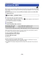 Предварительный просмотр 112 страницы Panasonic HC-W850 Owner'S Manual