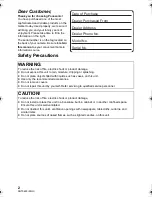 Preview for 2 page of Panasonic HC-WX970 Owner'S Manual