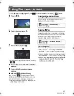 Preview for 27 page of Panasonic HC-WX970 Owner'S Manual