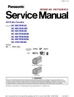 Panasonic HC-WXF995GC Service Manual preview