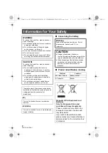 Preview for 2 page of Panasonic HC-WXF995M Basic Operating Instructions Manual