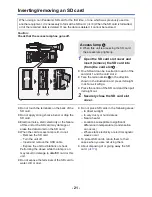 Preview for 21 page of Panasonic HC-X1000 Operating Instructions Manual