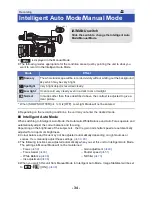 Preview for 34 page of Panasonic HC-X1000 Operating Instructions Manual