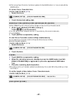 Preview for 45 page of Panasonic HC-X1000 Operating Instructions Manual