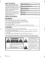 Preview for 2 page of Panasonic HC-X1000 Owner'S Manual