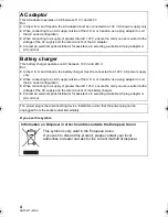 Preview for 4 page of Panasonic HC-X1000 Owner'S Manual