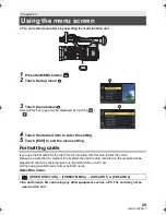 Preview for 29 page of Panasonic HC-X1000 Owner'S Manual