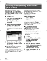 Preview for 30 page of Panasonic HC-X900 Basic Operating Instructions Manual