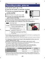 Preview for 24 page of Panasonic HC-X909 Operating Instructions Manual