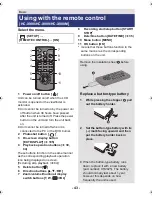 Preview for 43 page of Panasonic HC-X909 Operating Instructions Manual