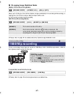 Preview for 47 page of Panasonic HC-X909 Operating Instructions Manual