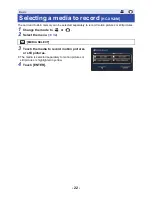 Preview for 22 page of Panasonic HC-X910 Operating Instructions Manual
