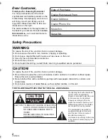 Preview for 2 page of Panasonic HC-X920K Basic Owner'S Manual