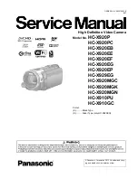 Panasonic HC-X920P Service Manual preview