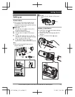 Предварительный просмотр 11 страницы Panasonic HD Link2Cell KX-TG885SK Operating Instructions Manual