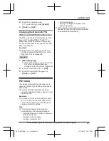 Предварительный просмотр 21 страницы Panasonic HD Link2Cell KX-TG885SK Operating Instructions Manual