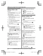 Предварительный просмотр 28 страницы Panasonic HD Link2Cell KX-TG885SK Operating Instructions Manual