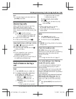 Предварительный просмотр 29 страницы Panasonic HD Link2Cell KX-TG885SK Operating Instructions Manual