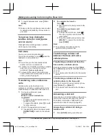 Предварительный просмотр 30 страницы Panasonic HD Link2Cell KX-TG885SK Operating Instructions Manual