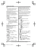 Предварительный просмотр 38 страницы Panasonic HD Link2Cell KX-TG885SK Operating Instructions Manual