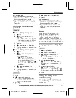 Предварительный просмотр 41 страницы Panasonic HD Link2Cell KX-TG885SK Operating Instructions Manual