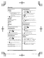 Предварительный просмотр 42 страницы Panasonic HD Link2Cell KX-TG885SK Operating Instructions Manual