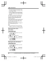 Предварительный просмотр 62 страницы Panasonic HD Link2Cell KX-TG885SK Operating Instructions Manual