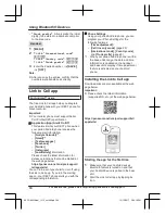 Предварительный просмотр 64 страницы Panasonic HD Link2Cell KX-TG885SK Operating Instructions Manual