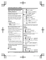 Предварительный просмотр 72 страницы Panasonic HD Link2Cell KX-TG885SK Operating Instructions Manual