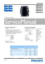 Panasonic HD9220/20 Service Manual preview