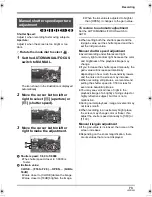 Preview for 73 page of Panasonic HDC-DX1PC Operating Instructions Manual