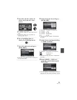 Предварительный просмотр 105 страницы Panasonic HDC HS100 - Flash Memory High Definition Camcorder Operating Instructions Manual