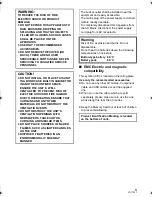 Preview for 3 page of Panasonic HDC-HS300 Operating Instructions Manual