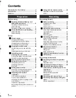 Preview for 6 page of Panasonic HDC-HS300 Operating Instructions Manual