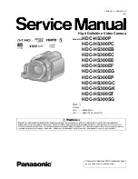 Panasonic HDC-HS300EB Service Manual предпросмотр