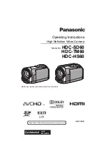 Panasonic HDC-HS60 Operating Instructions Manual предпросмотр