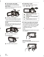 Предварительный просмотр 14 страницы Panasonic HDC-HS80 Owner'S Manual