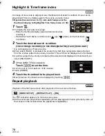 Предварительный просмотр 78 страницы Panasonic HDC-HS80 Owner'S Manual