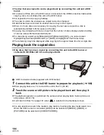 Предварительный просмотр 104 страницы Panasonic HDC-HS80 Owner'S Manual