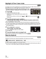 Preview for 78 page of Panasonic HDC-HS80P Owner'S Manual