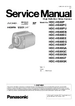 Panasonic HDC-HS80PU Service Manual preview