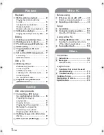 Предварительный просмотр 6 страницы Panasonic HDC-HS9 Operating Instructions Manual