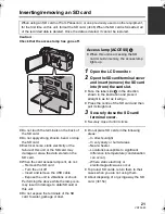 Preview for 21 page of Panasonic HDC-HS900 Operating Instructions Manual